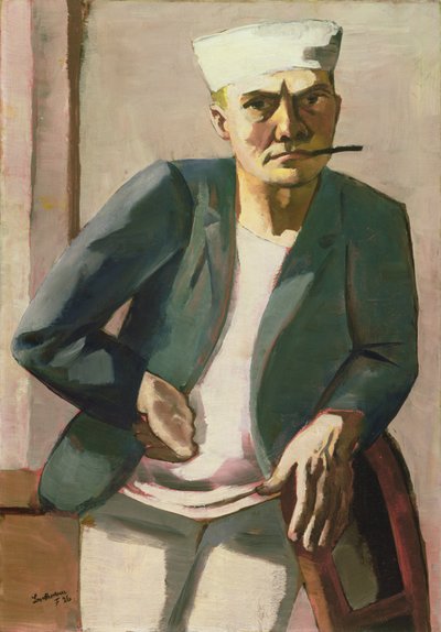 自画像 作： Max Beckmann