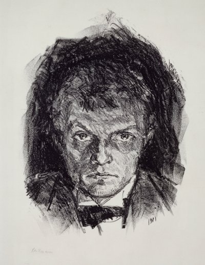 Auto-retrato 作： Max Beckmann