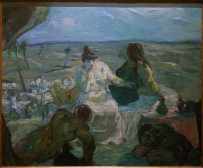 シムソンとデリラ 作： Max Beckmann