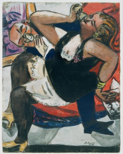シッティングペア 作： Max Beckmann