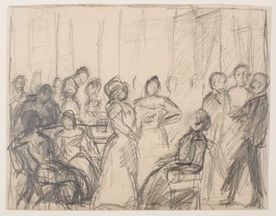 社会党のスケッチ 作： Max Beckmann