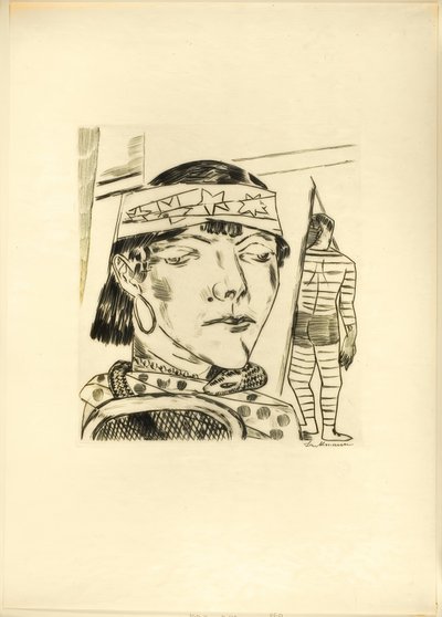 スネークレード、ヤールマルクトのプレートテン 作： Max Beckmann
