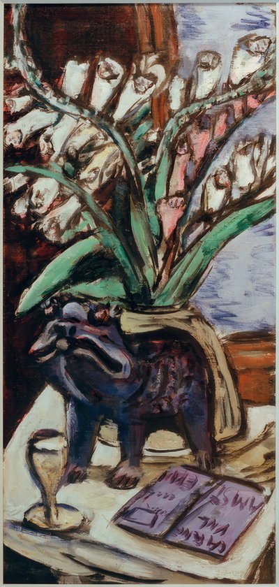 キツネノマゴのある静物画 作： Max Beckmann