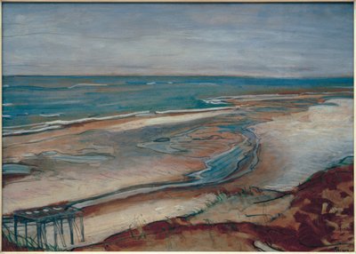 ビーチの風景 作： Max Beckmann