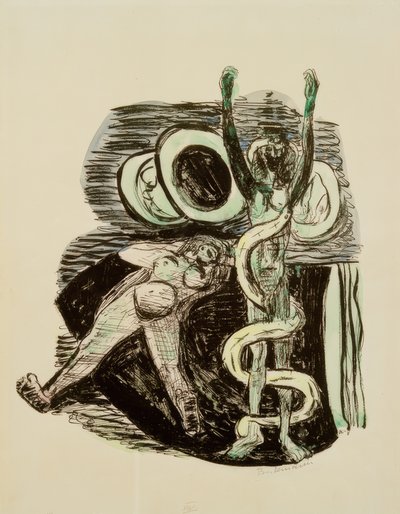 人間の堕落 作： Max Beckmann