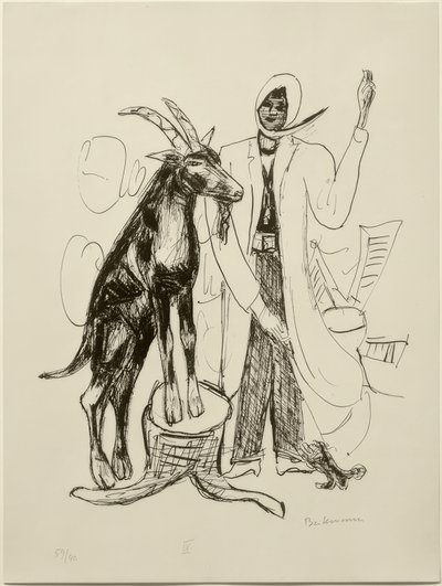 THE BUCK（ザ・ゴート 作： Max Beckmann