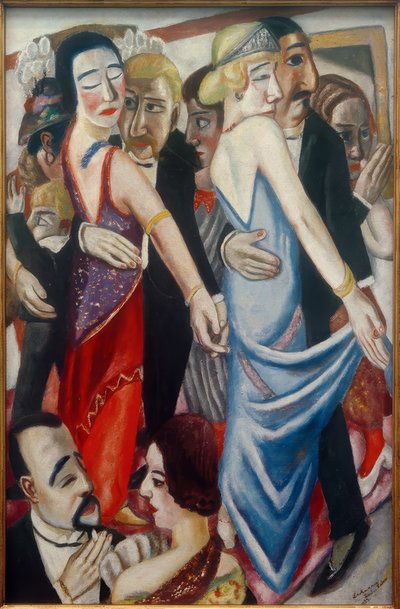 バーデン・バーデンでのダンス 作： Max Beckmann