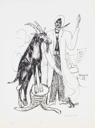 The Buck、ポートフォリオ「Day and Dream」のプレート 9 作： Max Beckmann