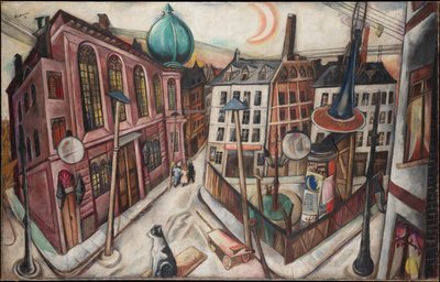 フランクフルト・アム・マインのシナゴーグ 作： Max Beckmann