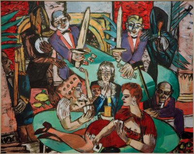 モンテカルロの夢 作： Max Beckmann
