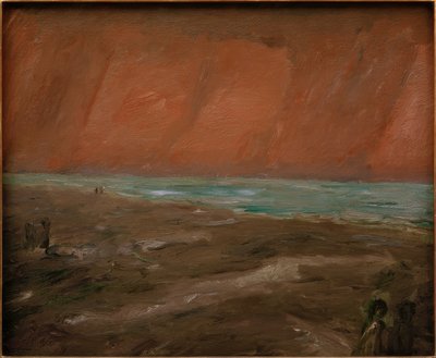 ジメジメした夜の海辺 作： Max Beckmann