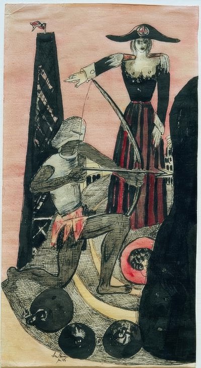 金星と火星 作： Max Beckmann