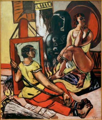 誘惑 (聖アンソニーの誘惑) 作： Max Beckmann