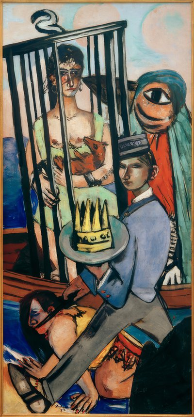 誘惑 (聖アンソニーの誘惑) 作： Max Beckmann