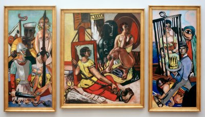 誘惑 (聖アンソニーの誘惑) 作： Max Beckmann