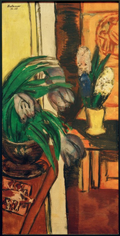 紫色のチューリップ 作： Max Beckmann