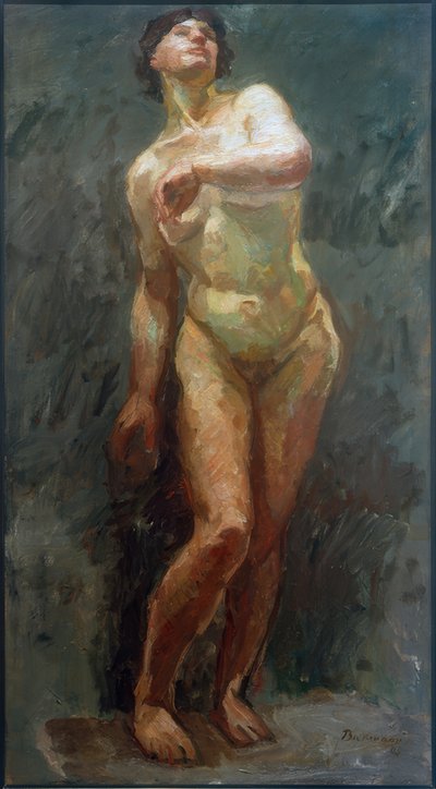 女性のヌード 作： Max Beckmann