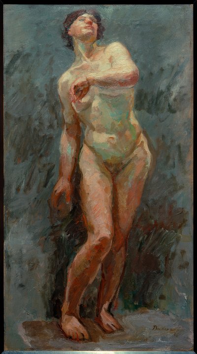 女性のヌード 作： Max Beckmann
