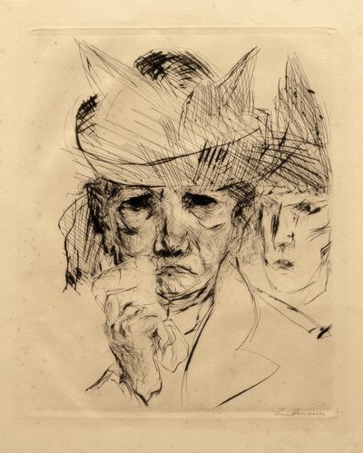泣いている女性 作： Max Beckmann