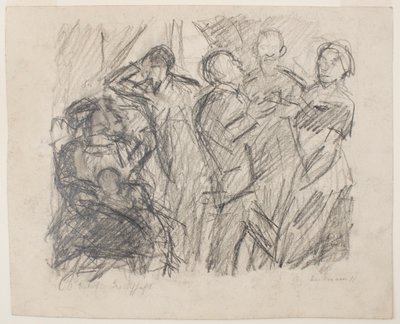 直訳: I [最初] 社会党のためのスケッチ 作： Max Beckmann