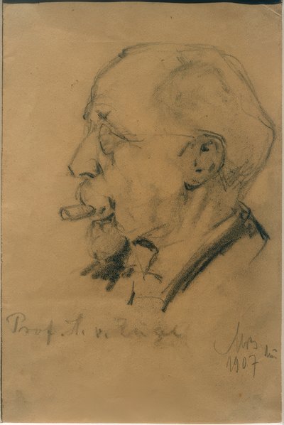 ハインリヒ・フォン・ラインの肖像 作： Max Bergmann