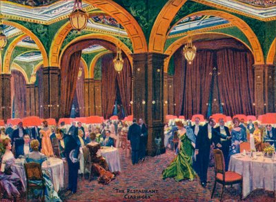 レストラン「クラリッジズ」 19世紀頃 1905年 作： Max Cowper