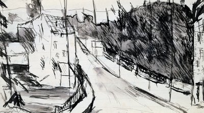郊外の通り、c1900-1944 作： Max Jacob
