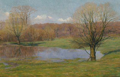 早春の草原風景 作： Max Kahrer