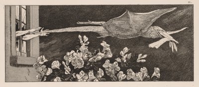 手袋：拉致、1880。 作： Max Klinger