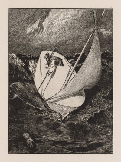 手袋：救助、1880年。 作： Max Klinger