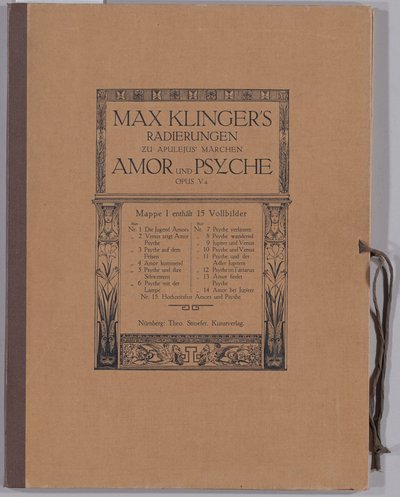 キューピッドとプシュケ [Opus Va] 作： Max Klinger
