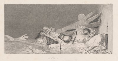 不安、恐れ、18781880。 作： Max Klinger
