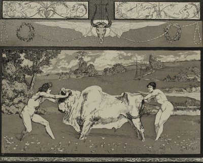 アポロとダフネII 1879年のオーパスIIシリーズから 作： Max Klinger