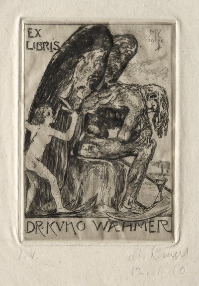 Ex Libris 久野ウェーマー博士 作： Max Klinger