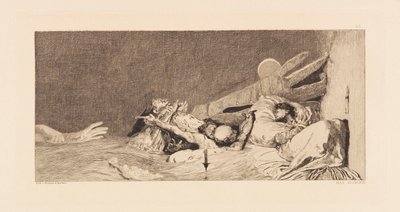 Opus VI、1881年の手袋の発見に関するパラフレーズから。 作： Max Klinger