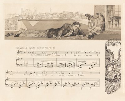 オーパスXII、ブラームスファンタシー、1894年。 作： Max Klinger