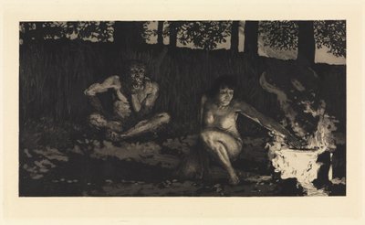 序文 II（ある人生、作品VIII、版画2） 作： マックス・クリンガー