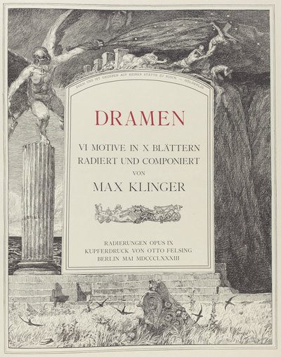 タイトルページ 作： Max Klinger