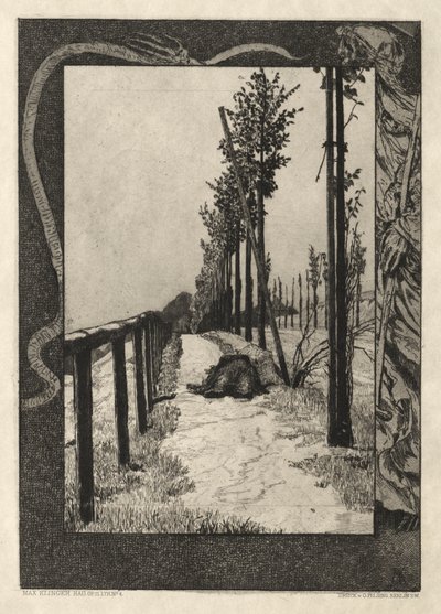 Vom Tode I、（Opus II、1889）No. 4 作： Max Klinger