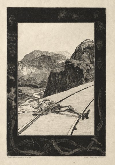 Vom Tode I、（Opus II、1889）No. 8 作： Max Klinger