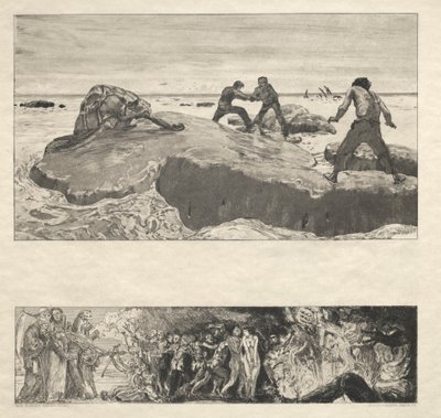 Vom Tode I、Opus II、1889 No. 2。 作： Max Klinger