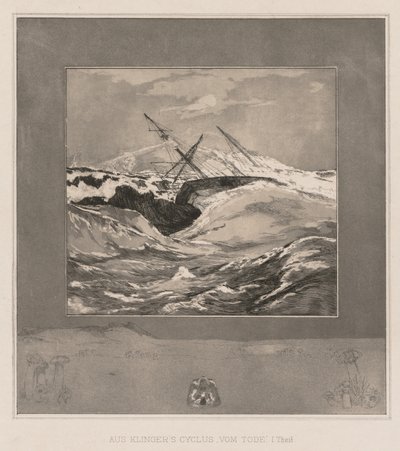 Vom Tode I Opus II、1889、No。 3。 作： Max Klinger