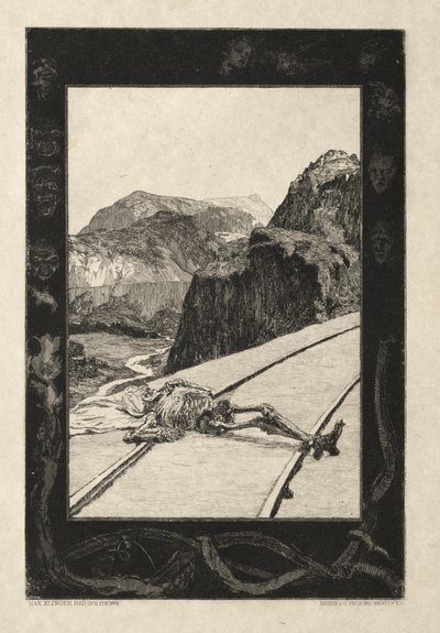 Vom Tode I、Opus II、1889 No. 8。 作： Max Klinger