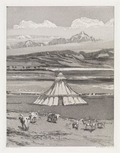 『テント』（『テント』、作品第14番、第1部、第2番） 作： Max Klinger