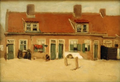 スヘフェニンゲンの古い家 作： Max Liebermann