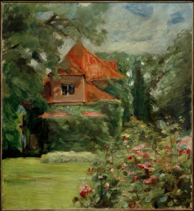 ハンブルクの古い家 作： Max Liebermann