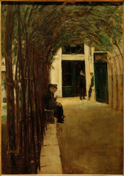 アムステルダムのアルトマナーハウス 作： Max Liebermann
