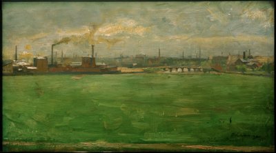シュレスヴィガーウーファーにて 作： Max Liebermann