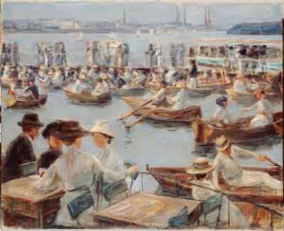 ハンブルクのアルスターについて 作： Max Liebermann