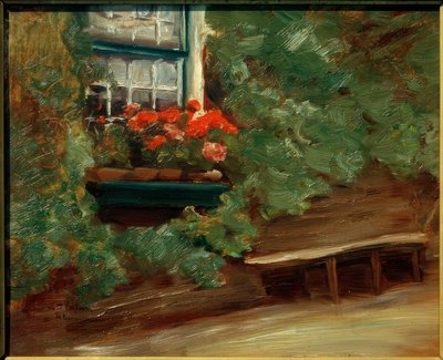 オランダの農家の眺め 作： Max Liebermann